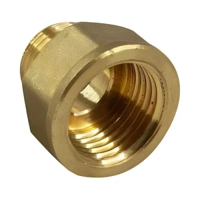Image of 1/2&quot; x 3/8&quot; Brass reducing Coupling (Known as Socket/bsp Fittings/bsp Fitting/bsp Plug/Socket Fitting Also Available in 3/8 Inch, 1/2 Inch and 3/4 BSP)