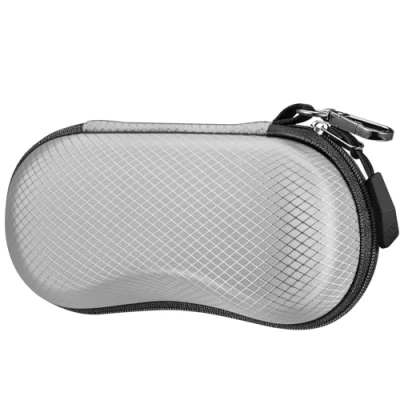 Image of FINTIE Sunglasses Case for Men and Women Hard Shell Shockproof Sport Glasses Zipper Portable Spectacle Cases with Clip