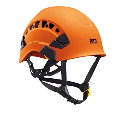 Image of PETZL H43489 VERTEX Universal Helmet with Dual Chin Strap and Ventilation, Orange One Size