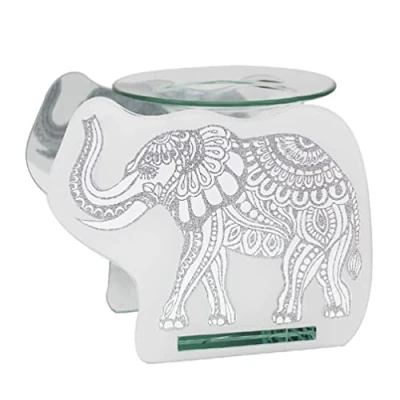 Image of L&amp;P Buddha Fragrance Oil Burner Warmer Wax Melt Desire Aroma Tea Light Candle Holder Elephant New