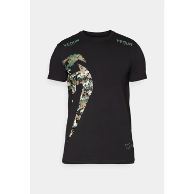 Image of Venum Original Giant Print Tshirt, Men&#039;s, Size: XXL, Black/forest
