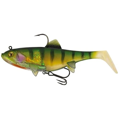 Image of Fox Rage Replicant Wobble Swimbait Rubber Fish Colour: UV Stickleback, Length/Weight: 23 cm, 155 g