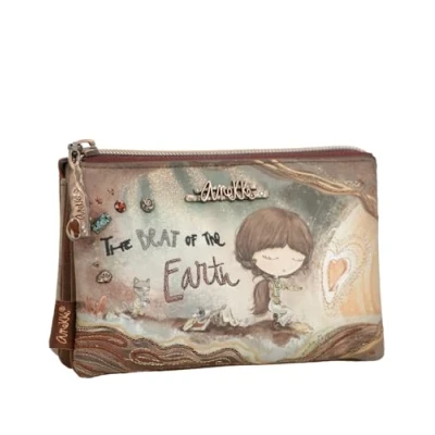 Image of Anekke Coin Purse 3 Compartments Small Core Functional Design Measures: 15/10/4 Cm Woman Accessories, Various