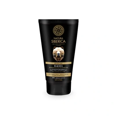 Image of Natura Siberica Bear Hug Awakening Face Washing Gel for Men, 150 ml, (Pack of 1)