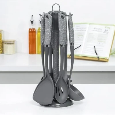 Image of Blackmoor 6 Piece Utensil Set Grey