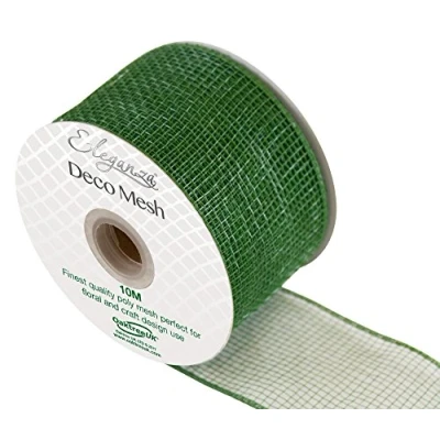 Image of Eleganza Deco Mesh 63mm x 10m Sage Green No.51, Synthetic Material, 63 mm 10 m