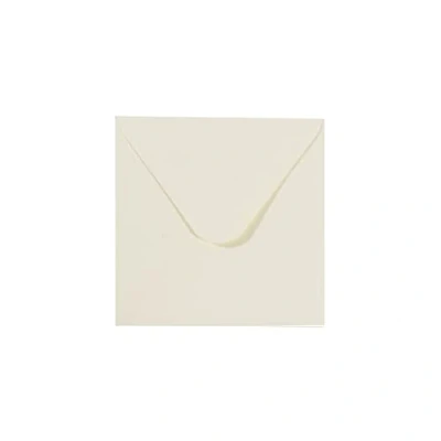 Image of Vaessen Creative Small Square Florence Envelopes for Greeting Cards, Ivory, Set of 25, Matching Cards Available