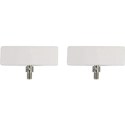 Image of ChiaoGoo End Stoppers, Metal, White, Small