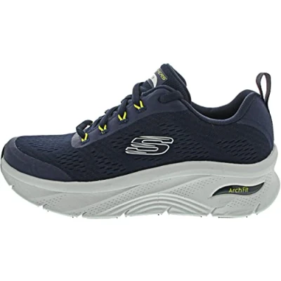 Image of Skechers Men&#039;s 210101 NVY Casual Shoes, Navy Canvas, 6.5 UK