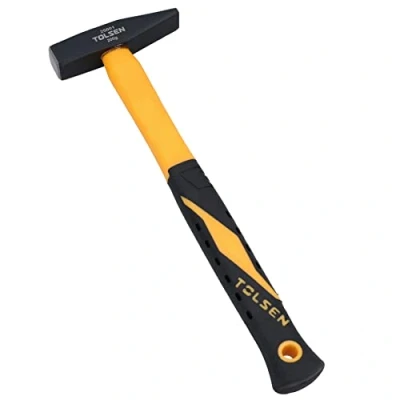 Image of 200g Geologist Hammer Rubberised Handle Pick Fossil Pointed Tip Rock 7oz