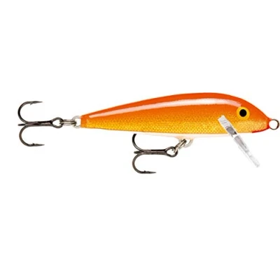 Image of Rapala CountDown Lure with Two No. 5 Hooks, 2.1 3 m Swimming Depth, 9 cm Size, Gold Fluorescent Red