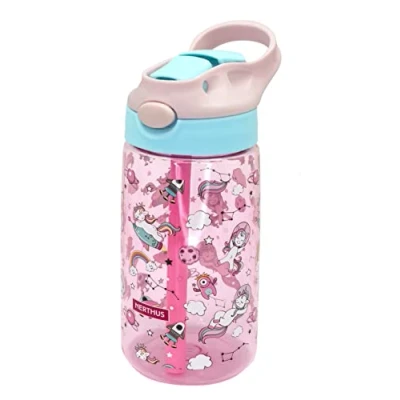 Image of Nerthus FIH 917 Reusable Children&#039;s Bottle BPA Free Folding Spout, Ergonomic, Resistant, Durable, Lightweight