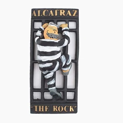 Image of 《The Rock》Alcatraz Island San Francisco California USA 3D Fridge Magnet,Home &amp; Kitchen Decoration sticker Alcatraz refrigerator magnet tourist souvenir gift