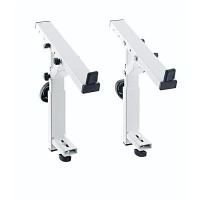 Image of K&amp;M 18822 Attachment for Omega Keyboard Stand Pure White Steel Extension Third