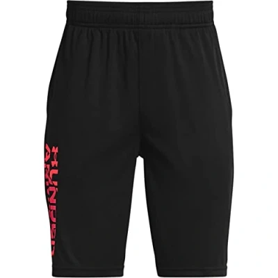 Image of Under Armour Boys&#039; UA Prototype 2.0 Wdmk shorts, Lightweight and breathable running comfortable quick drying gym wear with loose fit