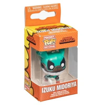 Image of Funko POP! KEYCHAIN: My Hero Academia Deku w/Helmet