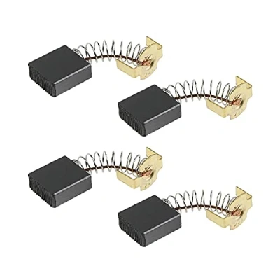 Image of ECSiNG 2 Pairs of Carbon Brushes 1619P04451 17x17x7mm Compatible with GCM 10 Slide Mitre Saw GCO 14 1 Cutoff Power Tool Repalcement Parts