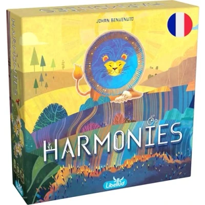 Image of Libellud Asmodee Harmonies Board Games Family and Friends Creation of Landscapes Habitats For Animals Strategy Creativity Ages 10 Above French Version