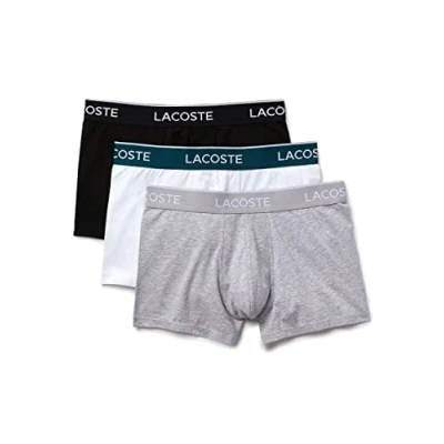 Image of Lacoste 3 PACK Pants, Men&#039;s, Size: Medium, Black/white/silver chine
