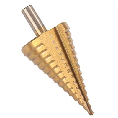 Image of HSS Step Cone Drill Bit 4 42Mm 14 Sizes Hole Cutter High Speed Steel