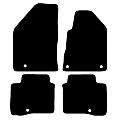 Image of Carsio Tailored Carpet Car Floor Mats For Ssangyong Korando 2019+ Onwards Fit Mat Complete Accessory Black Custom Fitted All Weather, Anti Slip Backing &amp; Trim