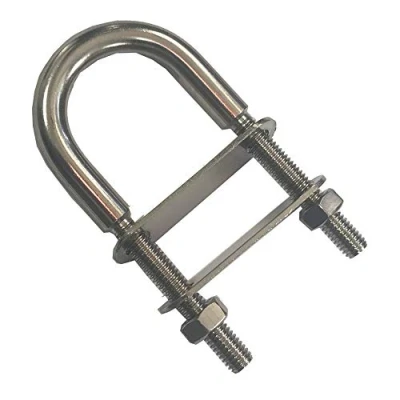 Image of Marine Stainless Steel U Bolt Boat Deck Hardware (M8 x 80mm)