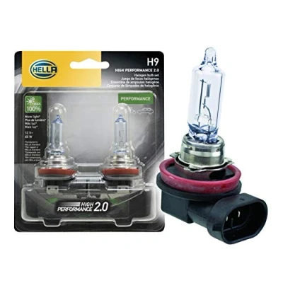 Image of HELLA H9 2.0TB High Performance Bulb, 12V, 65W, 2 Pack