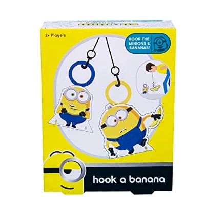 Image of Minions Hook a Banana Game. Novelty Game, 2 to 4 Players. Officially Licensed Merchandise.