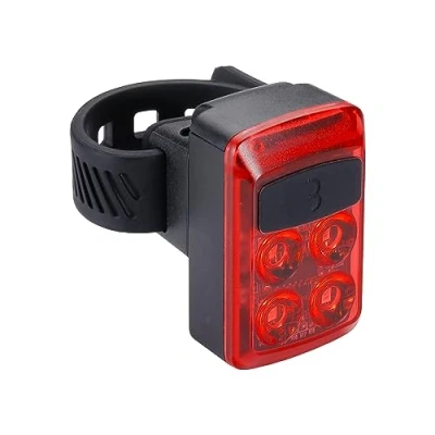 Image of BBB Cycling Slide USB Rechargeable Rear Light Bike I Bicycle LED Flexible Strap Attachment Visibility BLS 236