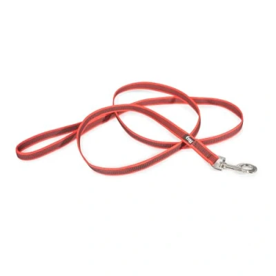 Image of Color &amp; Gray Super Grip Leash with Handle, and D Ring, 20 mm x 2 m, Red