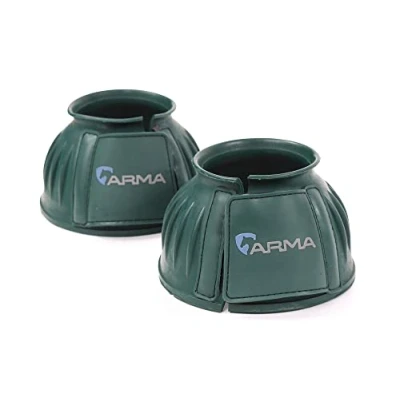 Image of Shires ARMA Touch &amp; Close Over Reach Boots Large Green