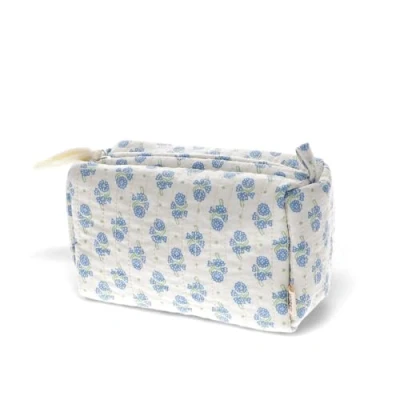 Image of Quilted Makeup Bag Cornflower