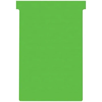 Image of Nobo Card Board Accessory T Cards, Size 1.5, Pack of 100 Index 4 Green