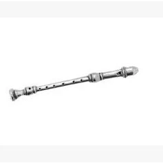 Image of Gift Boxed Pewter Music Musician Recorder Tie Lapel Pin / Brooch Badge