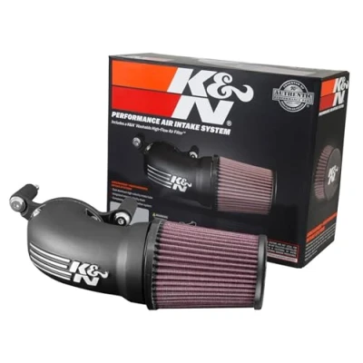 Image of K&amp;N Cold Air Intake Kit: High Performance, Guaranteed to Increase Horsepower: 2001 2017 HARLEY DAVIDSON (Fat Bob, Dyna Low Rider, Switchback, Softail Slim, Heritage, other select models)57 1137