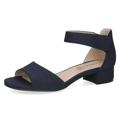 Image of CAPRICE Women&#039;s 9 28282 42 Heeled Sandal, Ocean Suede, 5 UK