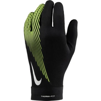 Image of NIKE Performance Academy Thermafit HO24 Gloves, Size: Large, Black/black/volt