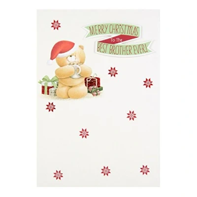 Image of Hallmark Forever Friends Christmas Card &#039;for Brother&#039; Medium