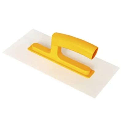 Image of Proper Tools Finishing Plastic Trowel 1 PC of 140x280mm Thickness 3mm for Smoothing Texturing Rendering Plastering Handle DIY TLTY 0327G3