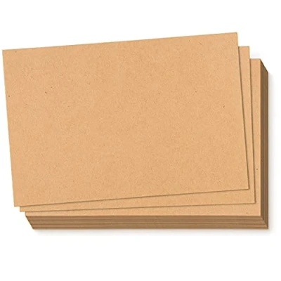 Image of Sweetzer &amp; Orange 300gsm 4x6 Postcard Paper Cardstock (Both Sides Blank) for Art or Blank Postcards Mailing. Set of 60 Kraft Post Cards, Printable Set. Bulk Card Pack.