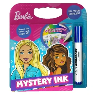 Image of Quickdraw Barbie Mystery Ink Magic Painting Set No Mess Reveal Activity Doll Movie Childrens Craft Kit
