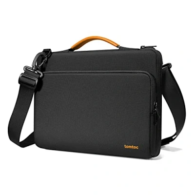 Image of tomtoc 360 Protective Laptop Shoulder Bag for 13 inch MacBook Air M3/A3113 2024, M2/A2681 M1/A2337, Pro M2/A2686 M1/A2337 2024 2016, Water Resistant Accessory Carrying Sleeve