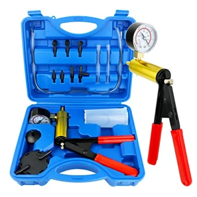 Image of Awsuc Brake Bleeding Kit Vacuum Pump Pressure Tester Gauge Set, Bleeder Hand Held Tester, Manual Clutch System Fluid Bleed One Man for Car Motorcycle Motorbike