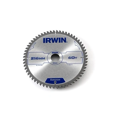Image of IRWIN IRW1907777 216 x 30mm 60 Teeth Professional Circular Saw Blade Aluminium