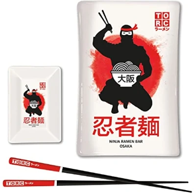Image of Pyramid International The Original Ramen Company Sushi Set (Ninja Warrior Design) in Presentation Gift Box Official Merchandise
