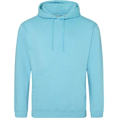 Image of AWDis Men&#039;s College Hoodie, Blue (Turquoise Surf), Large