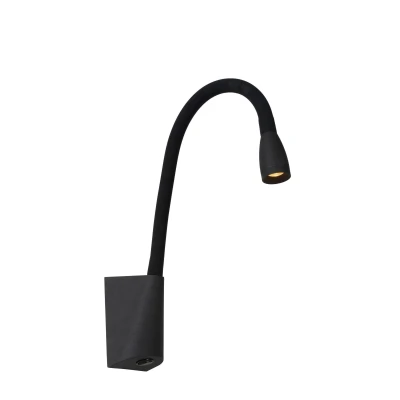 Image of Galen LED Modern Bedside Lamp 1x3W 3000K Black