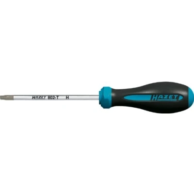 Image of HAZET 802 T30H Tamper Resistant Torx Profile T 30 H HEXAnamic Screwdriver Multi Colour