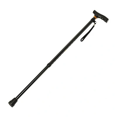 Image of HOMECRAFT Coloured Walking Sticks, Black Color, Assisstant Device for Elderly, Handicapped, and Disabled Users, Adjustable Cane Stability Support, Lightweight Stick