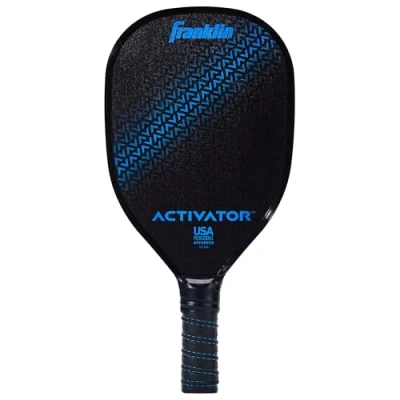 Image of Franklin Sports Pickleball Paddle Wooden Racket Activator Blue USAPA Approved 13mm Thick Core